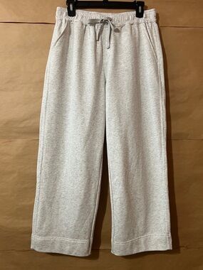 Mersea | Frenchie Wide Leg Pants High Rise Sweatpants French Terry Grey Size M